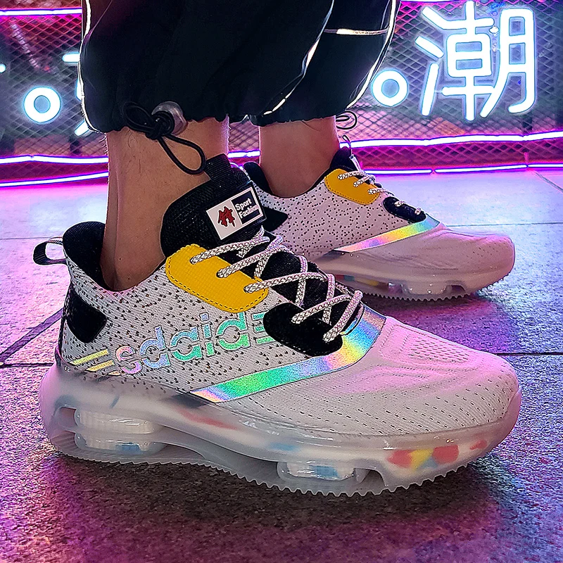 Кроссовки мужские с двойной воздушной подушкой дизайнерская обувь для бега