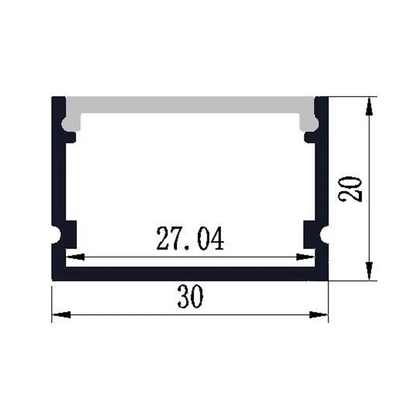 Бесплатная доставка экструдированный светодиодный алюминиевый настенный