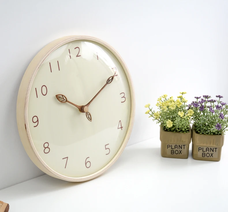 White Nordic Glass Wall Clock Analog Bedroom Modern Design Clocks Decorative Watch Home Decoration II50BGZ | Дом и сад