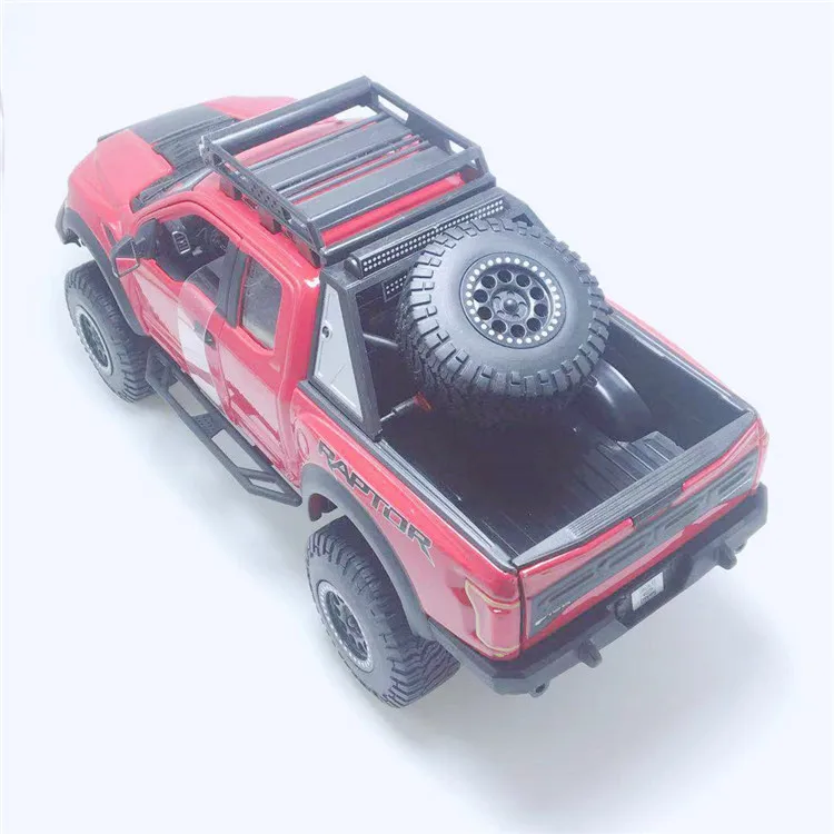 Высокое качество 1:24 Ford F150 звукосниматель Раптора сплава Модель автомобиля, коллекция моделирования и подарочный металлический внедорожный модель