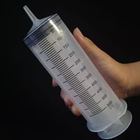 syringe 500ml large capacity syringe reusable pump measuring with tube feeding