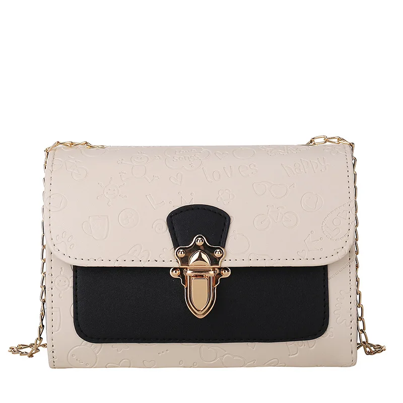 

Women's bag popular chain bag women's 2021 new fashion slant cross bag ins texture small square bag satchel handbag