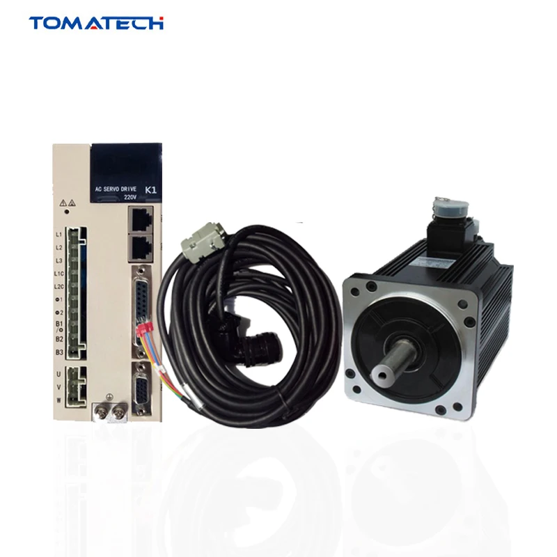 Комплект сервоприводов TOMATECH 130 мм фланец 1500 кВт об/мин 15 Нм 130ST M15015 кабель 5 метров