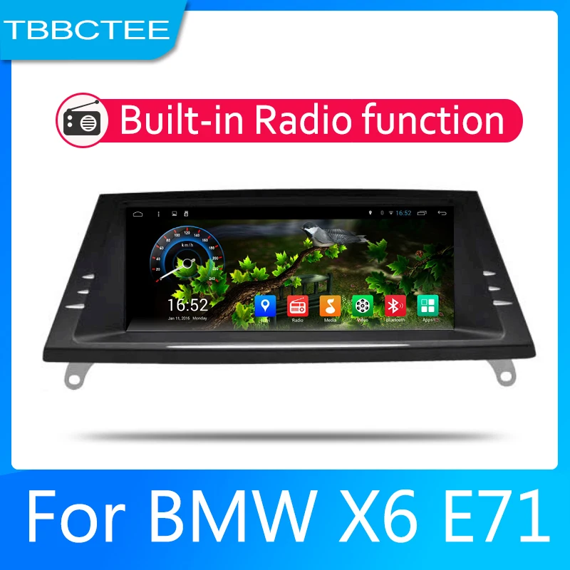 Автомобильная система Android 1080P IPS ЖК экран для BMW X6 E71 2011 2013 CIC автомобильный