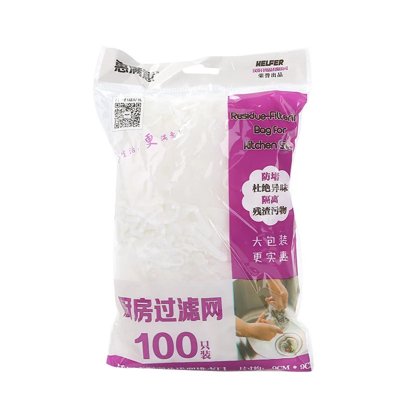 30/100 шт многоразовый мешок для мусора Кухня Ванная комната фильтры раковины волос