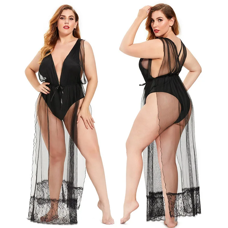 

Женское нижнее белье XL-5XL Plus, сексуальные игры, длинные платья, нижнее белье, платье, порно, Прозрачное нижнее белье, экзотическая Прозрачная ...