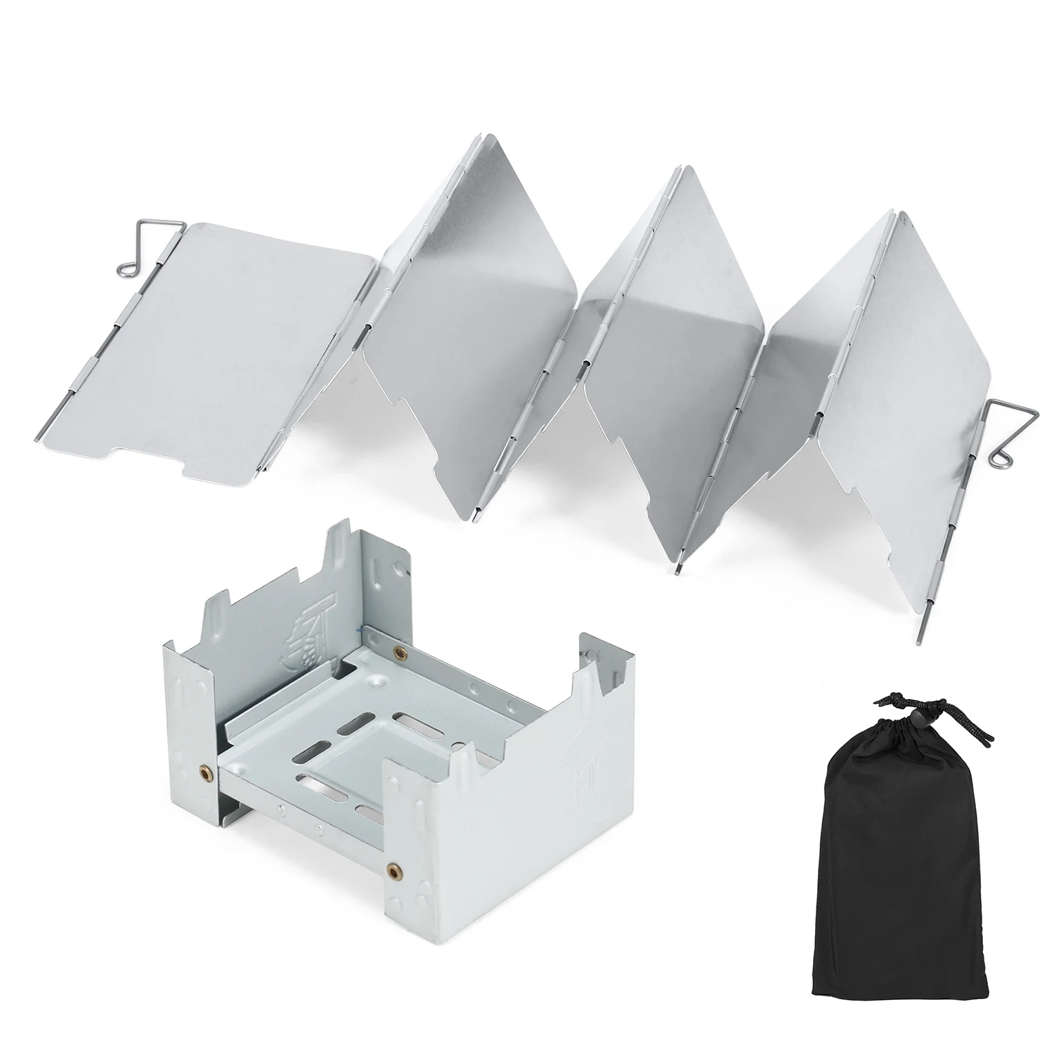 Складная спиртовая мини плита портативная горелка для духовки твердый топливный