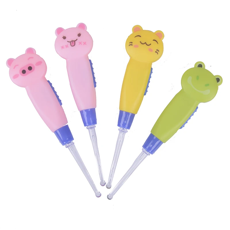 Мультипликационный светодиодный фонарик для удаления ушей и воска очиститель