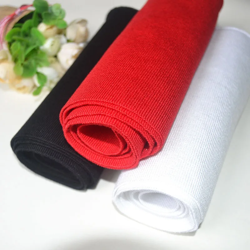 Широкие Трикотажные Манжеты 15 см с тонким ребристым вырезом на подоле брюк