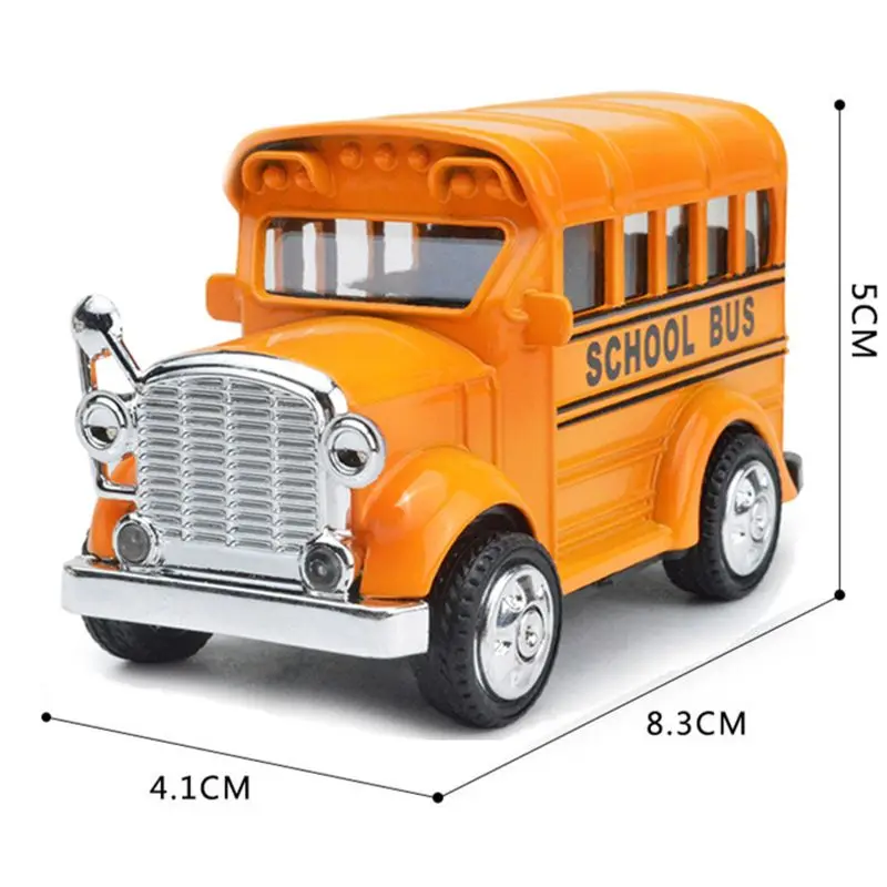 

1:38 Hot School Bus Alloy Pull Back Diecast Model Toy Car Vehicle Baby Toys Educational For Children Kids