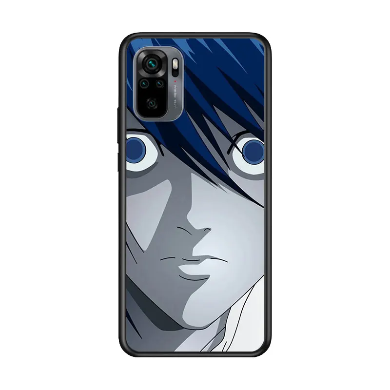 

Death Note Ryuk kira for Xiaomi Redmi Note 10 10S 9 9T 9S 9Pro Max 8T 8Pro 8 7 6 5 Pro 5A 4X 4 Soft Black Phone Case
