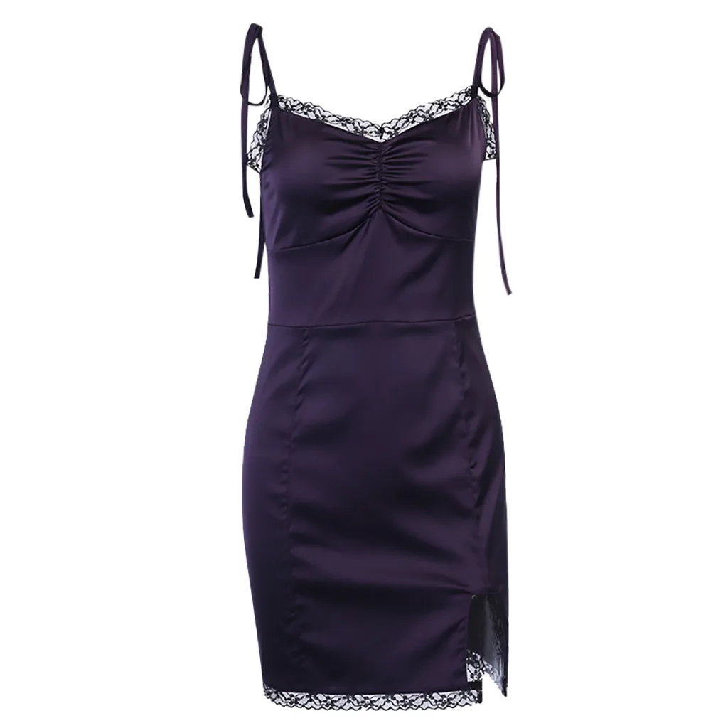 Женское кружевное платье на бретелях привлекательное облегающее с открытыми