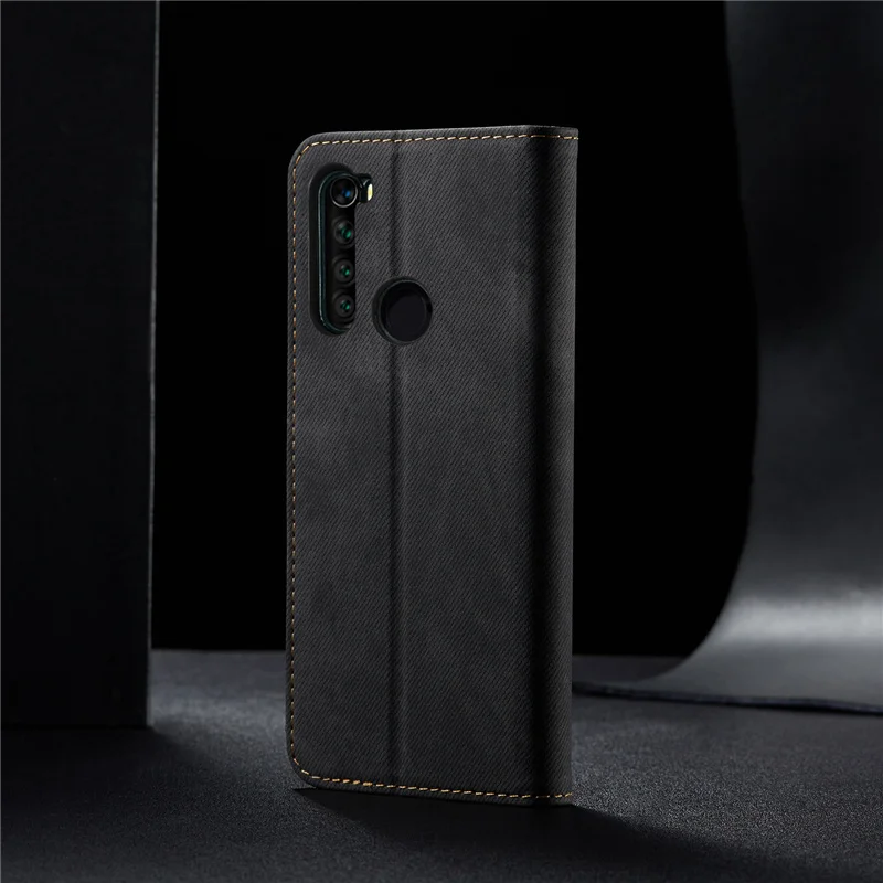 Ретро флип-чехол для Xiaomi Redmi Note 8 T, чехол из джинсовой ткани с подставкой и кошельком, задняя крышка для Redmi Note 8 Pro Note8T Fundas