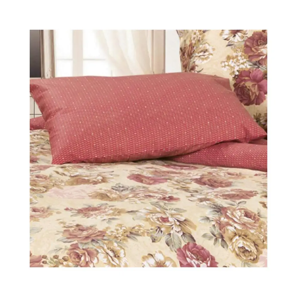 Постельное белье Ecotex Барокко 100% хлопок | Евро 1.5 сп 2 Дуэт Дом и сад