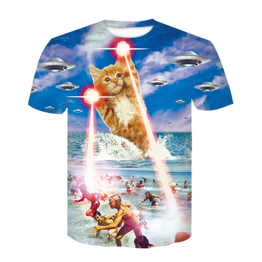 

2021 Men t -shirt new Wolf print T shirts 3D Men T-shirts Novelty Animal Tops Tees Male Short Sleeve Summer O-Neck