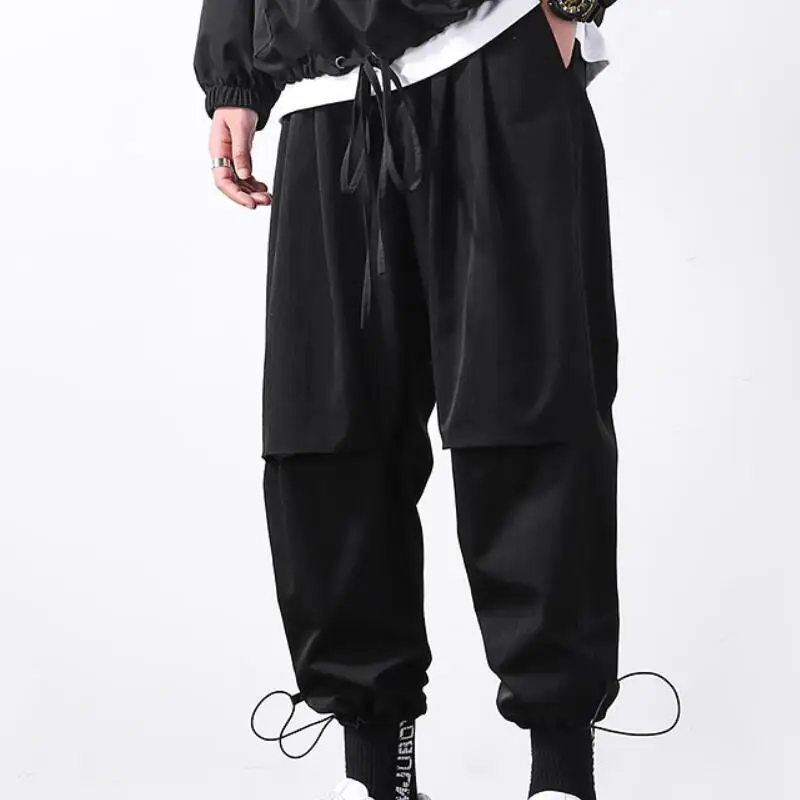 

HOT / Spring Men’s New Fashion Personalized Customization Large size Nine-point loose-fitting casual trousers /27-42