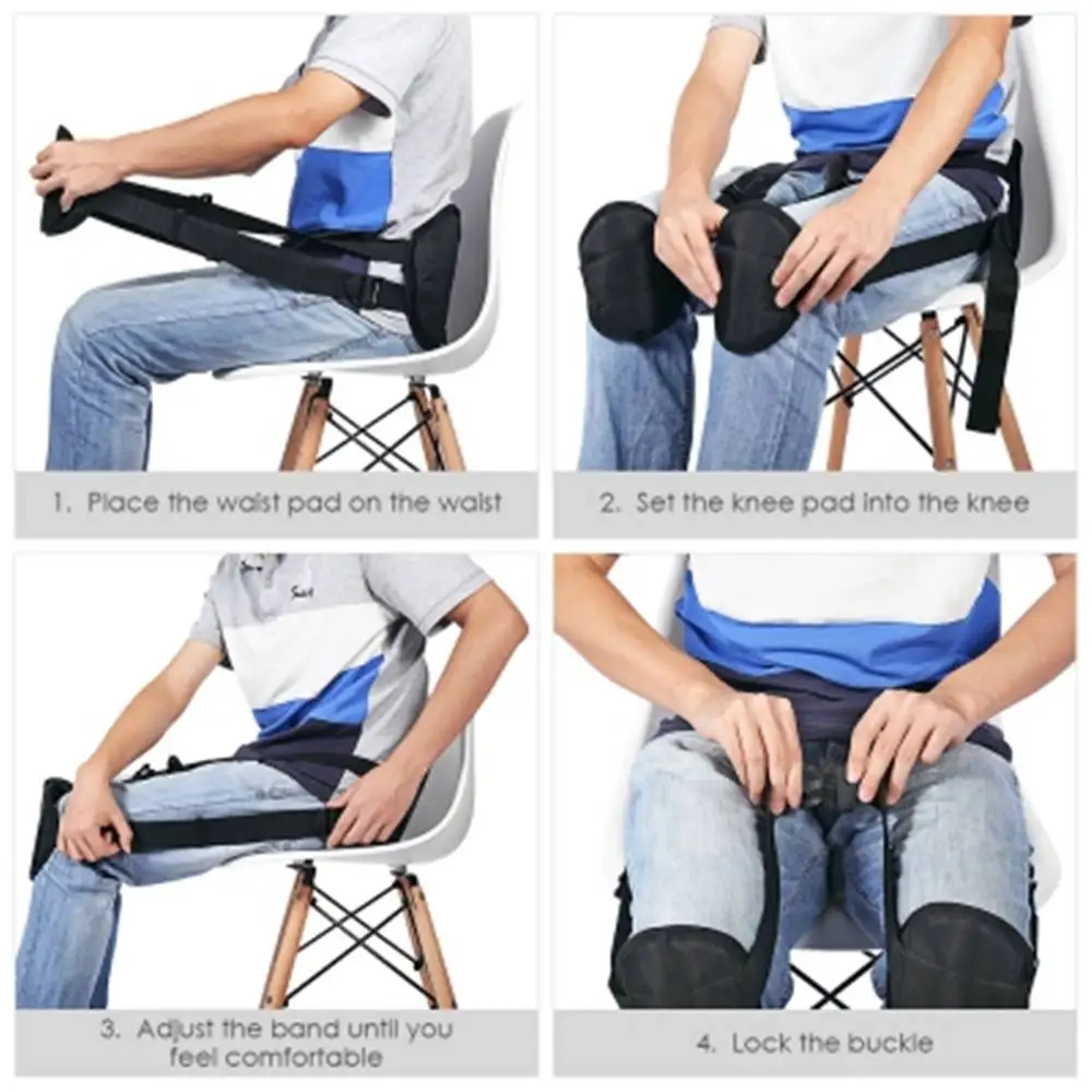 Регулируемая Защита талии поддержка спины подкладка для сидения защита