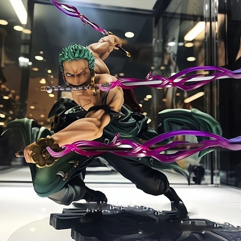 Японское аниме One Piece Roronoa Zoro три тысячи мирового меча особая эффективность ПВХ