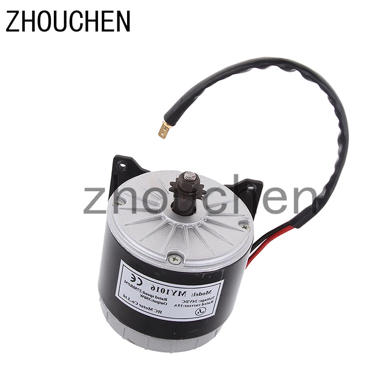 Высокоскоростной магнитный щетчатый электродвигатель из черного металла 24 В 2750