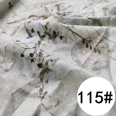 

Chinoiserie Ramie Thin Retro Cotton Fabric Cheongsam