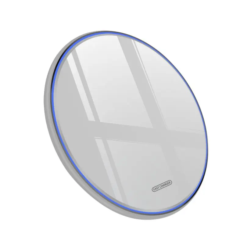 QI Беспроводное зарядное устройство для Apple Android 15 Вт технология быстрой зарядки