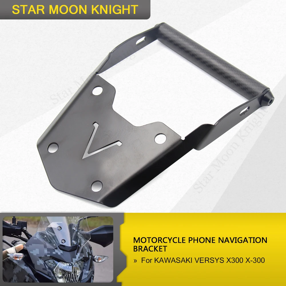 

Бесплатная доставка аксессуары для мотоциклов модифицированный навигационный Кронштейн подходит для KAWASAKI VERSYS X300 X-300