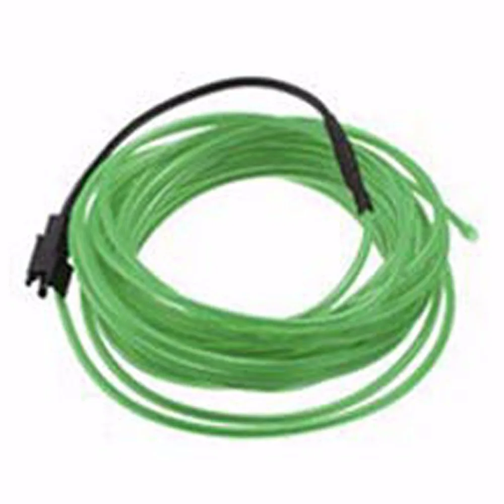 1/2/3/5 м Гибкий неоновый светодиодный светильник EL провода RGB светодиодный DC12V светильник Веревка Tube гибкий светодиодный неоновый светильник для Танцевальная вечеринка с рисунком машины, Костюмы