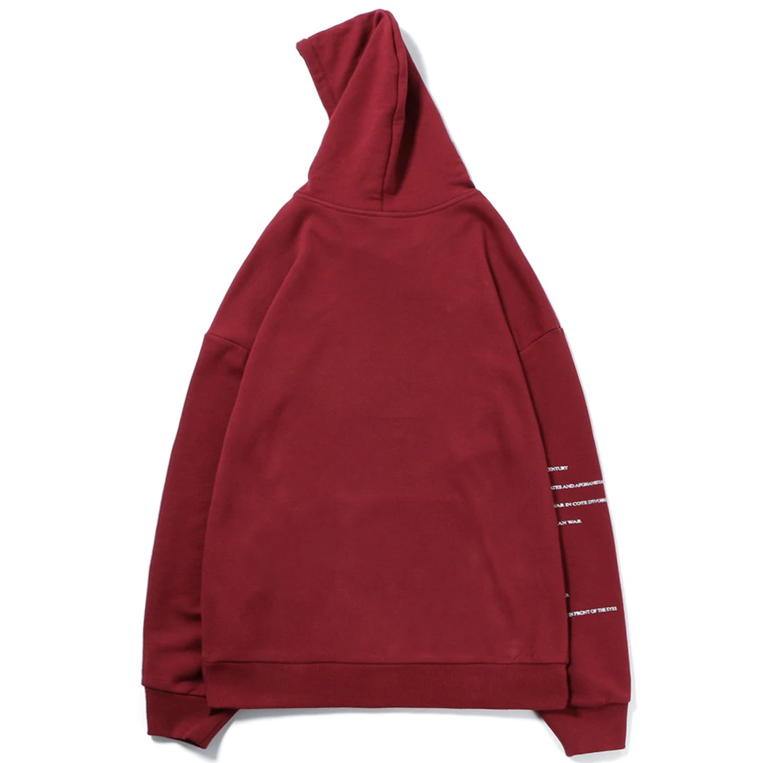 Толстовка мужская с капюшоном Свитшот в стиле хип хоп уличная одежда пуловер