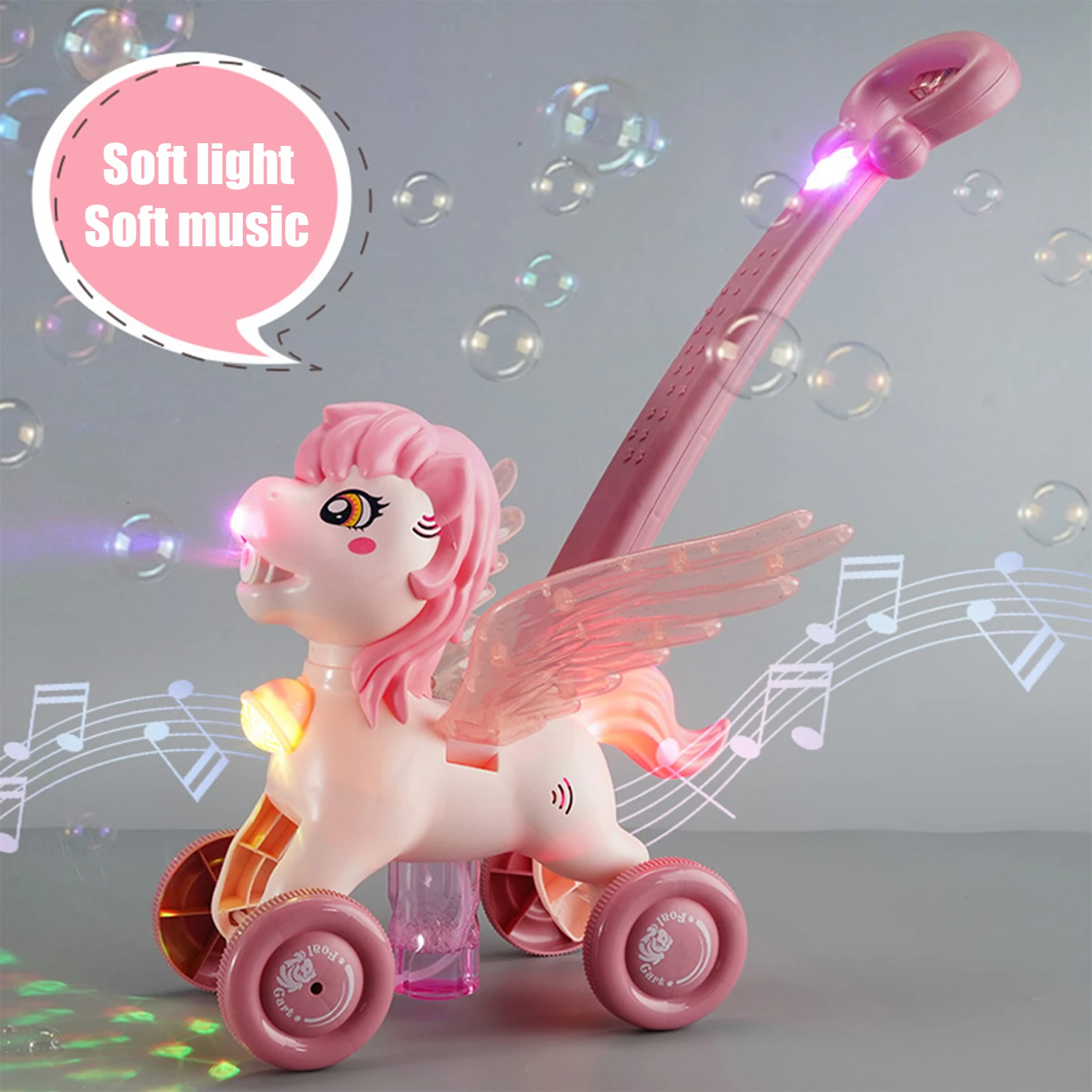 

Машина для выдувания пузырей, автоматическая, в форме пони