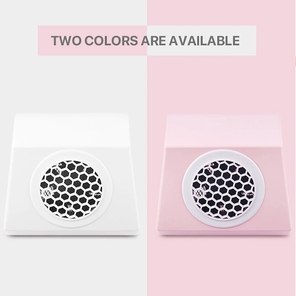 

Nail Dust Collector 100W High-Power Fan Vacuum Cleaner With Dust Collecting Bag Nails Art Suction Tool aspirateur ongle manucure