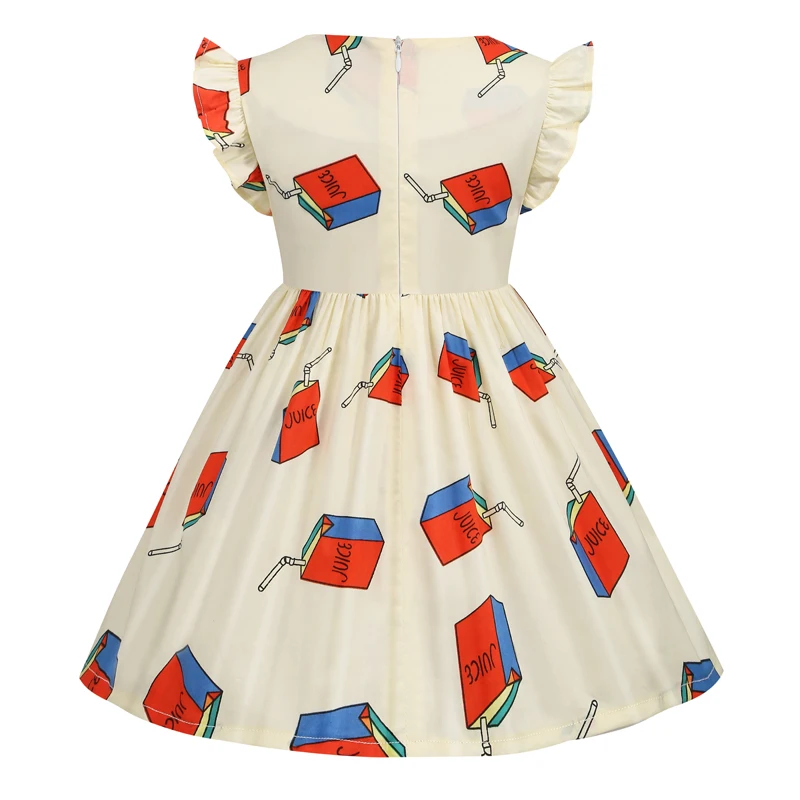 

2021 Girl Dress Princess Party Short Sleeve Casual Wear Kids Clothing Children's Wear Summer A-line Dress 2-6 Years Fashion