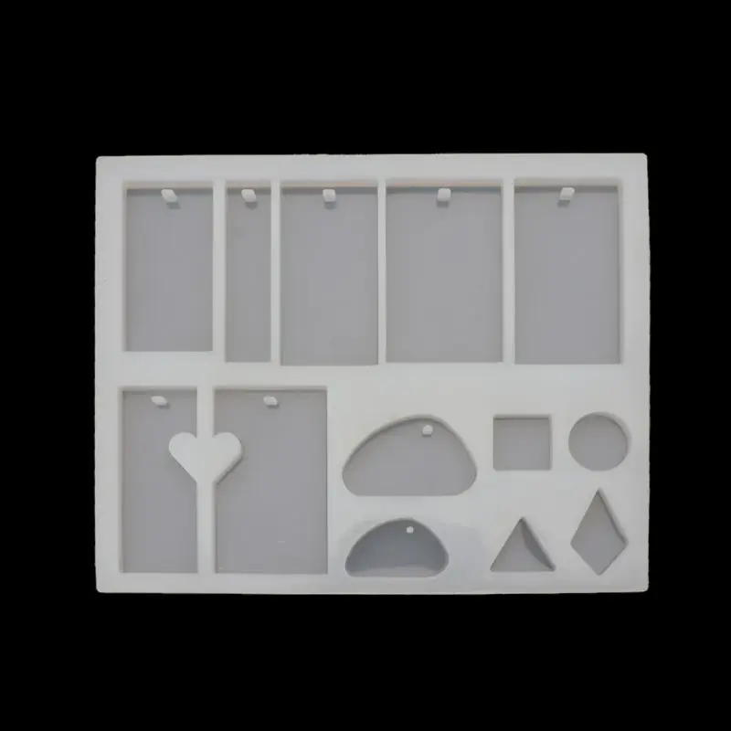 

3Pcs Geometric Gemstone Collection Silicone Mold Kit Resin Cast Jewelry Making