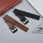 Ремешок из натуральной кожи для Samsung Galaxy Watch, быстросъемный браслет для умных часов, 18 мм 20 мм 22 мм 24 мм