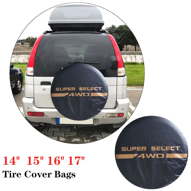 Чехол из ПВХ для запасных колес защитный чехол автомобильных 14/15/16/17 дюймов Mitsubishi