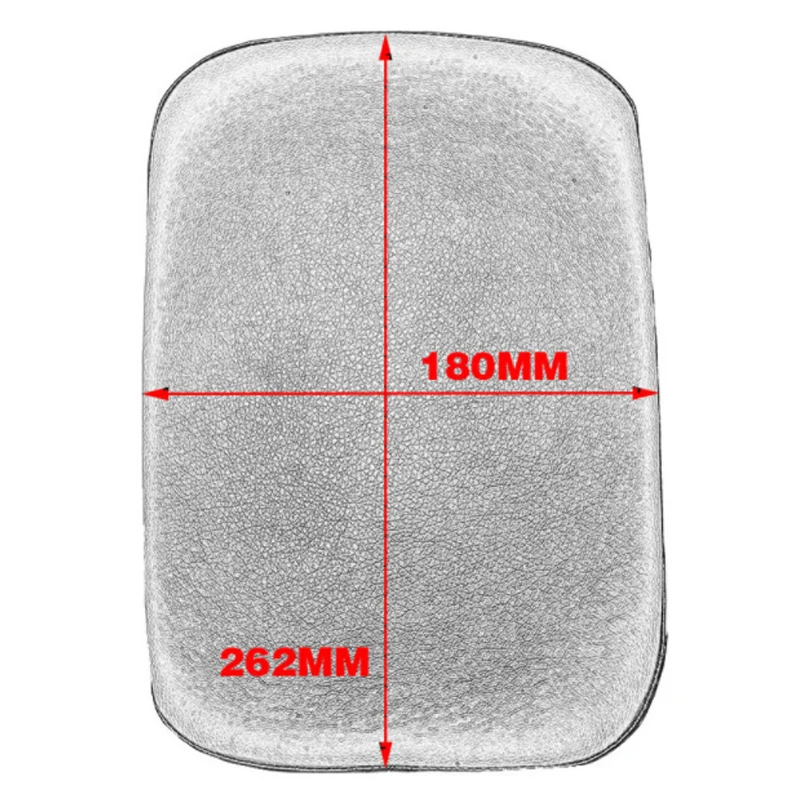 Запчасти для мотоциклов Черная синтетическая кожа мотоцикл Задняя Пассажирская