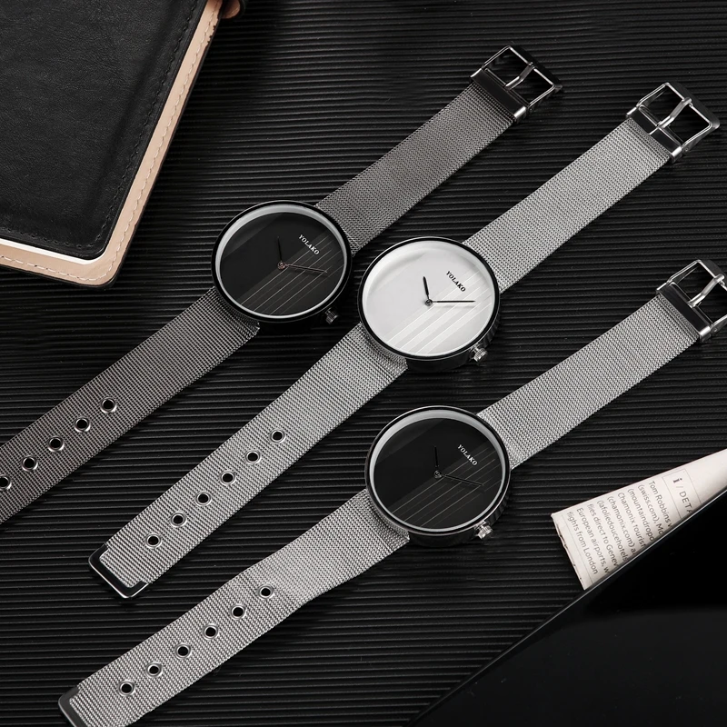 Прямая поставка 2019 простые мужские часы в деловом стиле кварцевые наручные из