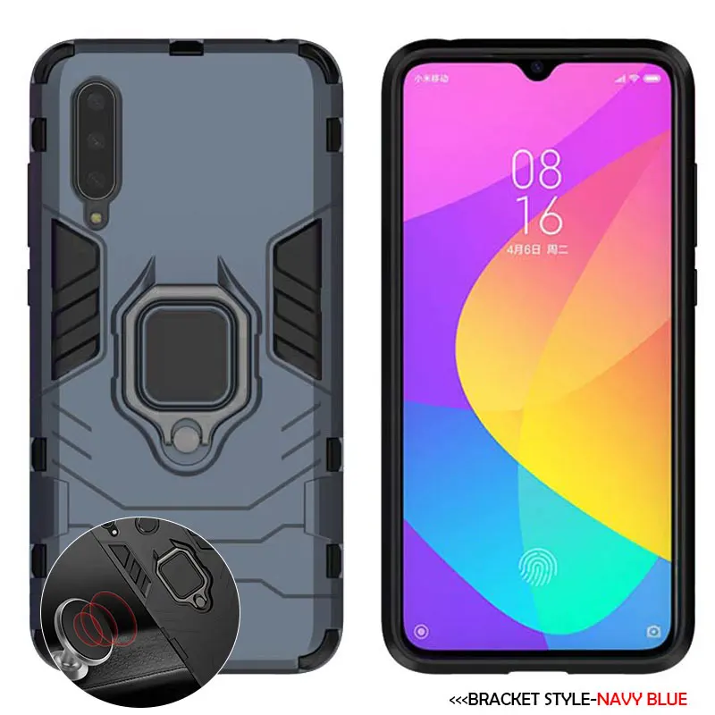 F7-Navy Blue XSDTS противоударный чехол для Xiaomi mi CC9 CC9E 9 Pro mi 9 SE A3 Lite 9T Note 10 Магнитный чехол для телефона - Цвет: F7-Navy Blue