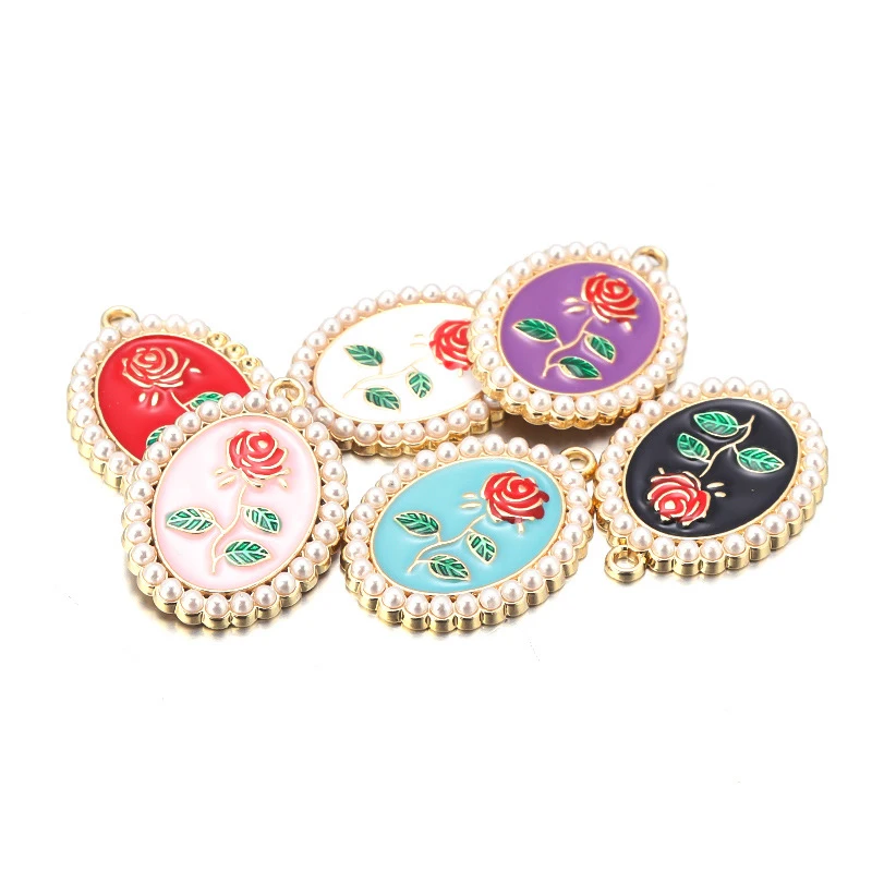 6 шт. эмалированные подвески для ювелирных изделий | Украшения и аксессуары