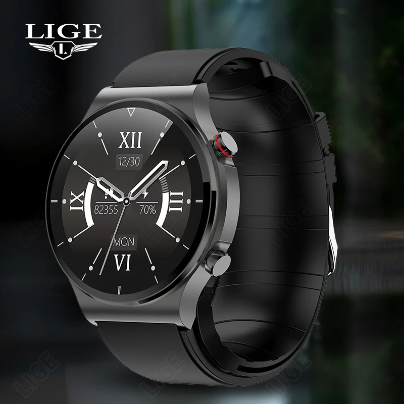

Смарт-часы LIGE с воздушным насосом, пульсометром и мониторингом сна
