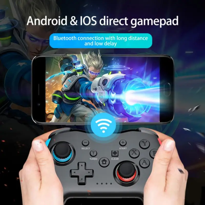 

Bluetooth-compatible Gamepad For N-Switch PS3/PC/TV Box/Smart Phone Console Wireless Gamepad USB Joystick Controller