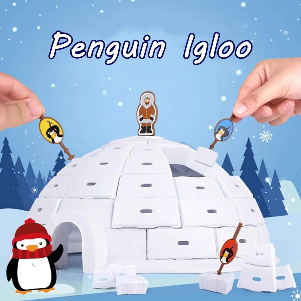 

Пингвин льда купола дома родитель-ребенок образовательная интерактивная игра игрушка настольная игра вечерние игра строительные блоки по...