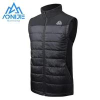 aonijie lightweight winter outdoor warm vest sports windproof waistcoat thermal weskit for running climbing hiking cycling