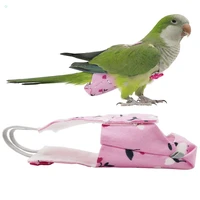 pet bird parrot diaper bow washable cotton peach watermelon parrot nappy feces pocket bird flight suit clothes flying supplies