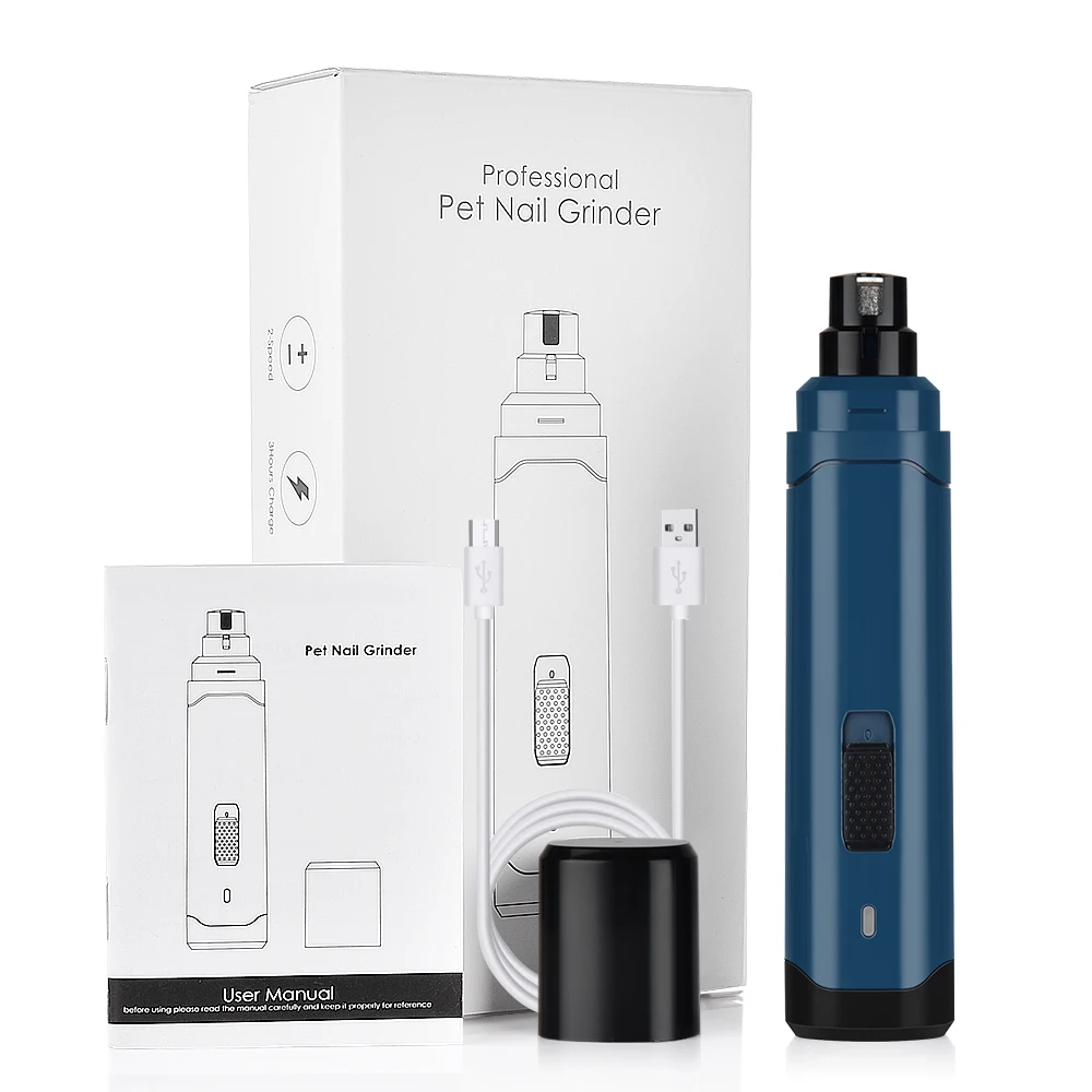 Электрический зарядка через USB Перезаряжаемые 2 Скорость ПЭТ Фрезер для ногтей