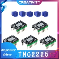 5pcs tmc2225 stepper motor driver replace tmc2208 tmc2209 stepstick 3d printer parts ultra silent for sgen_l gen_l robin nano