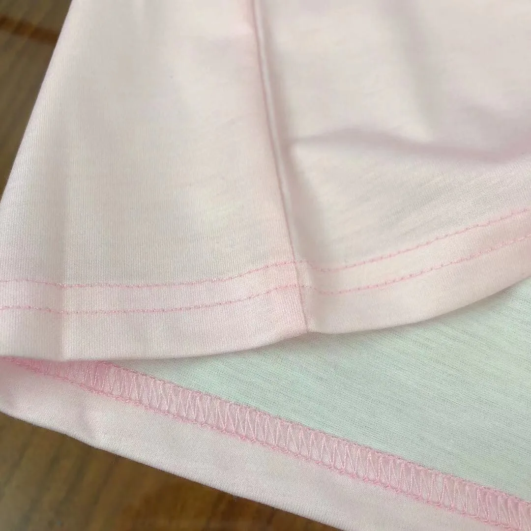 

High-end children's summer new boys' short-sleeved t-shirt 2021 middle-aged girls' bottoming shirt half-sleeved tide
