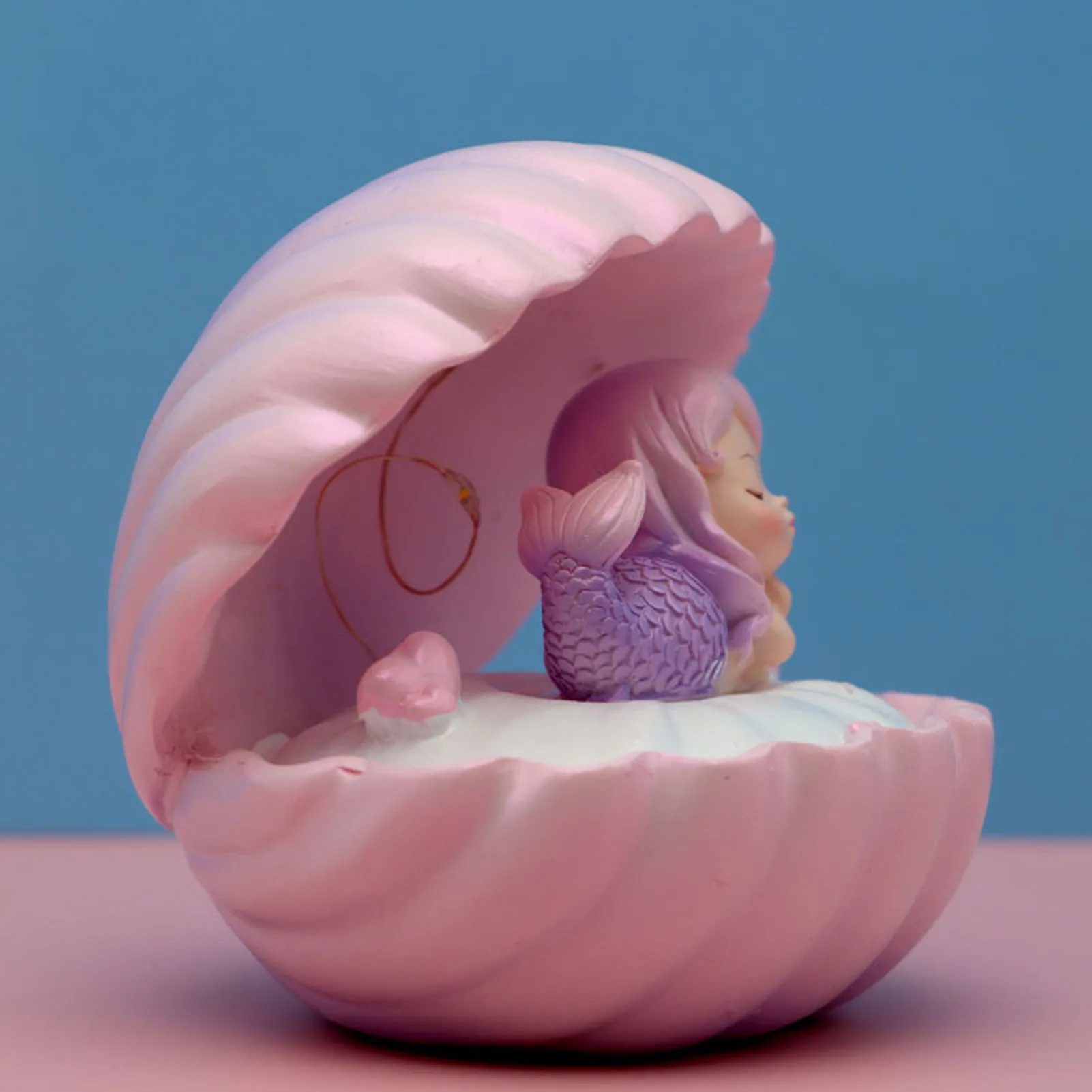 Оболочка ночной светильник украшения ручной росписью смолы Роман Ins ко Дню