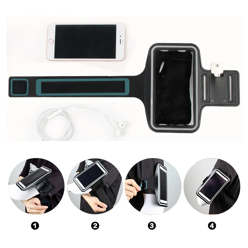 Чехол повязка для телефона спорта на открытом воздухе Iphone 11 Pro Max X XR XS 5S SE 6 6S 7 8 Plus