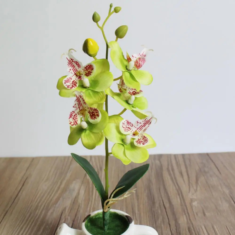 1 шт искусственный цветок Орхидея Бабочка дешевые искусственные цветы сад