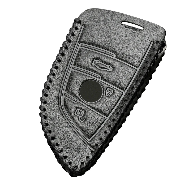 Чехол для автомобильного ключа из кожи Yolu защитный чехол BMW X5 F15 X6 F16 G30 7/5 Series G11 X1 F48